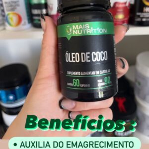 Óleo de Coco em cápsula