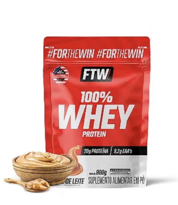 100% Whey Protein Leite Refil 900g - FTW - Imagem 2